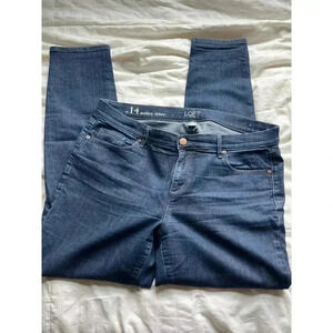 LOFT Ann Taylor denim jeans size 14